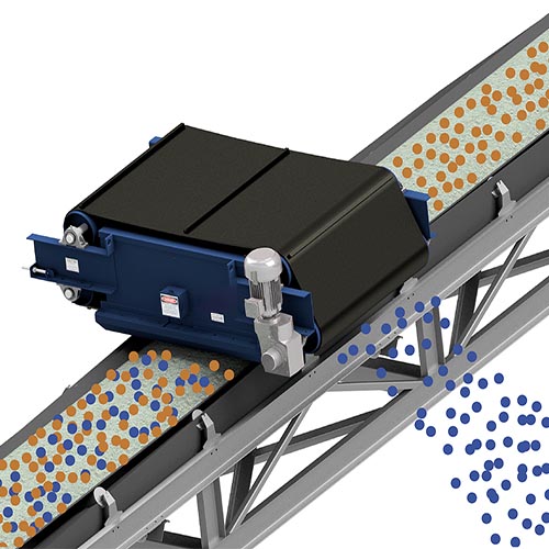  Belt Permanent Magnetic Separator