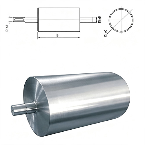 half magnetic drum